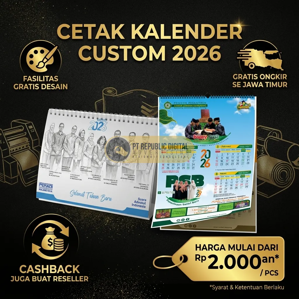 Kalender Custom Cakep 2027